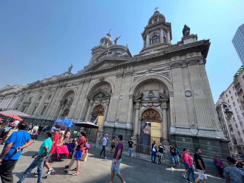 Chile - Santiago - The catholic cathedral 