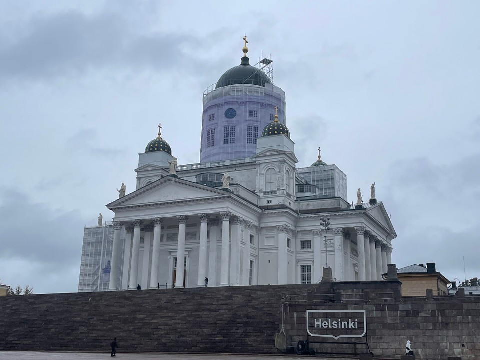 Finnland - Siuntio - Dom von Helsinki (leider ist die Kuppel eingerüstet)