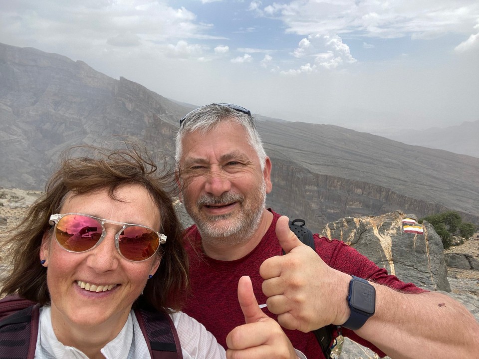 Oman -  - Nach 3,5 Stunden - geschafft am Ziel