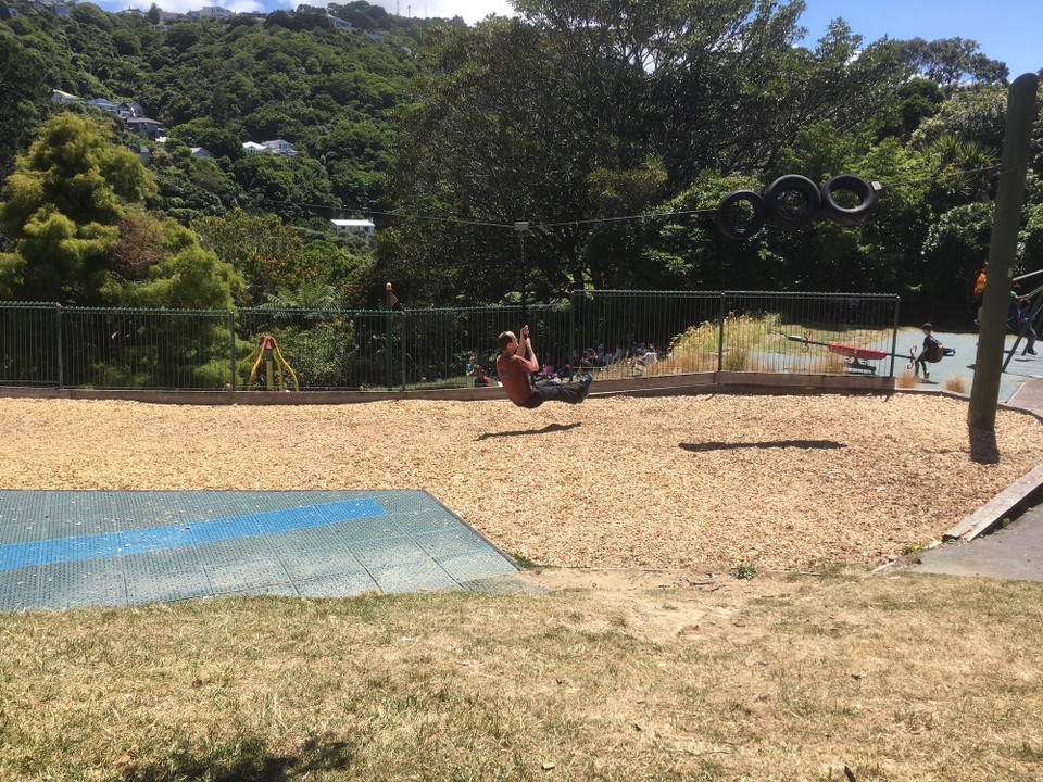 Neuseeland - Wellington - Zwischenhalt auf dem Spielplatz ... für kleine und große Kinder.
