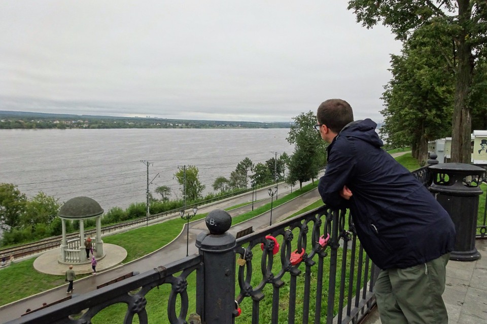 Russia - Perm - The Kama River which goes through Perm