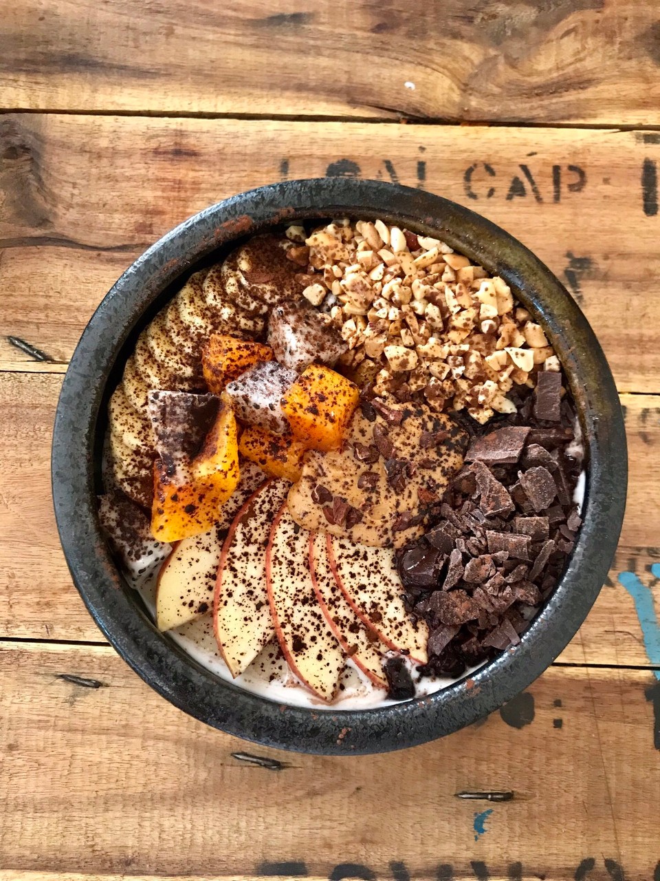 Vietnam - Dalat - Beste frokosten på lenge - havregrøt med masse digg