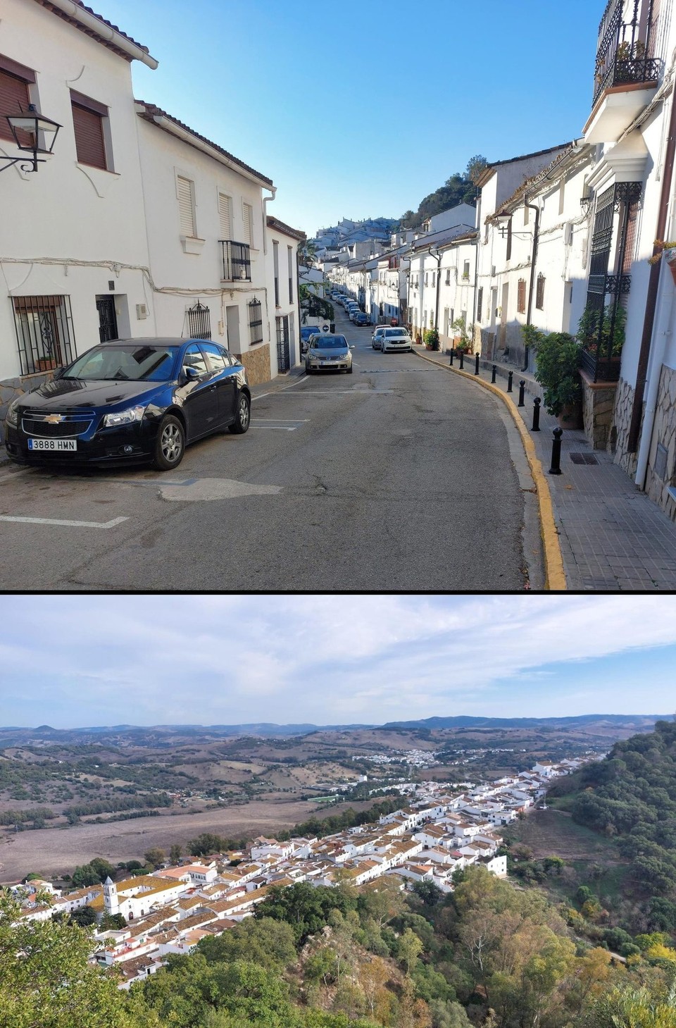 Spanien - Jimena de la Frontera - Jimena - der Ort in der Nähe des CP