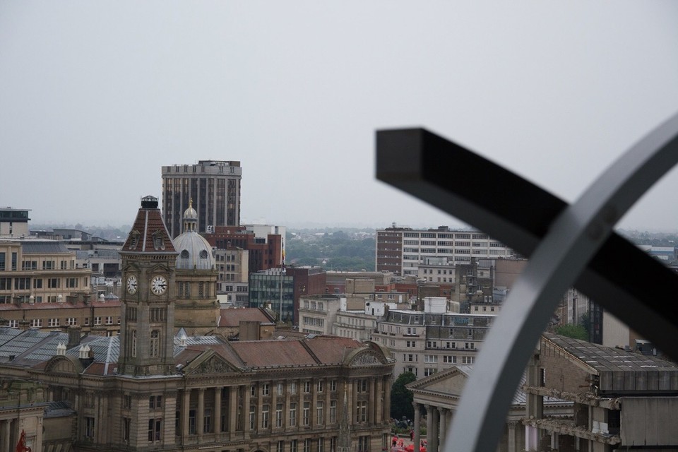 United Kingdom - Birmingham - The view from the rooftop of the library