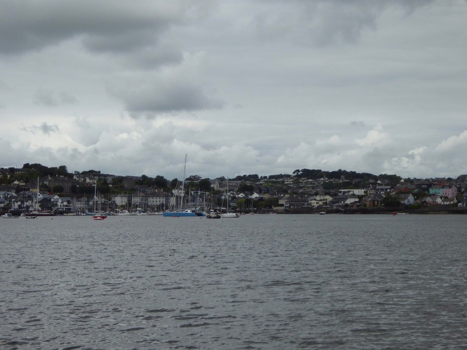 Ireland - Kinsale - Kinsale town with Kinsale Yacht Club Marina.