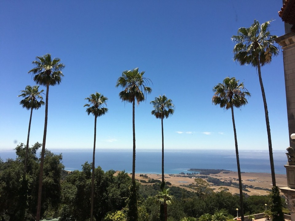 USA - San Simeon - Die Aussicht ist auch wirklich unglaublich