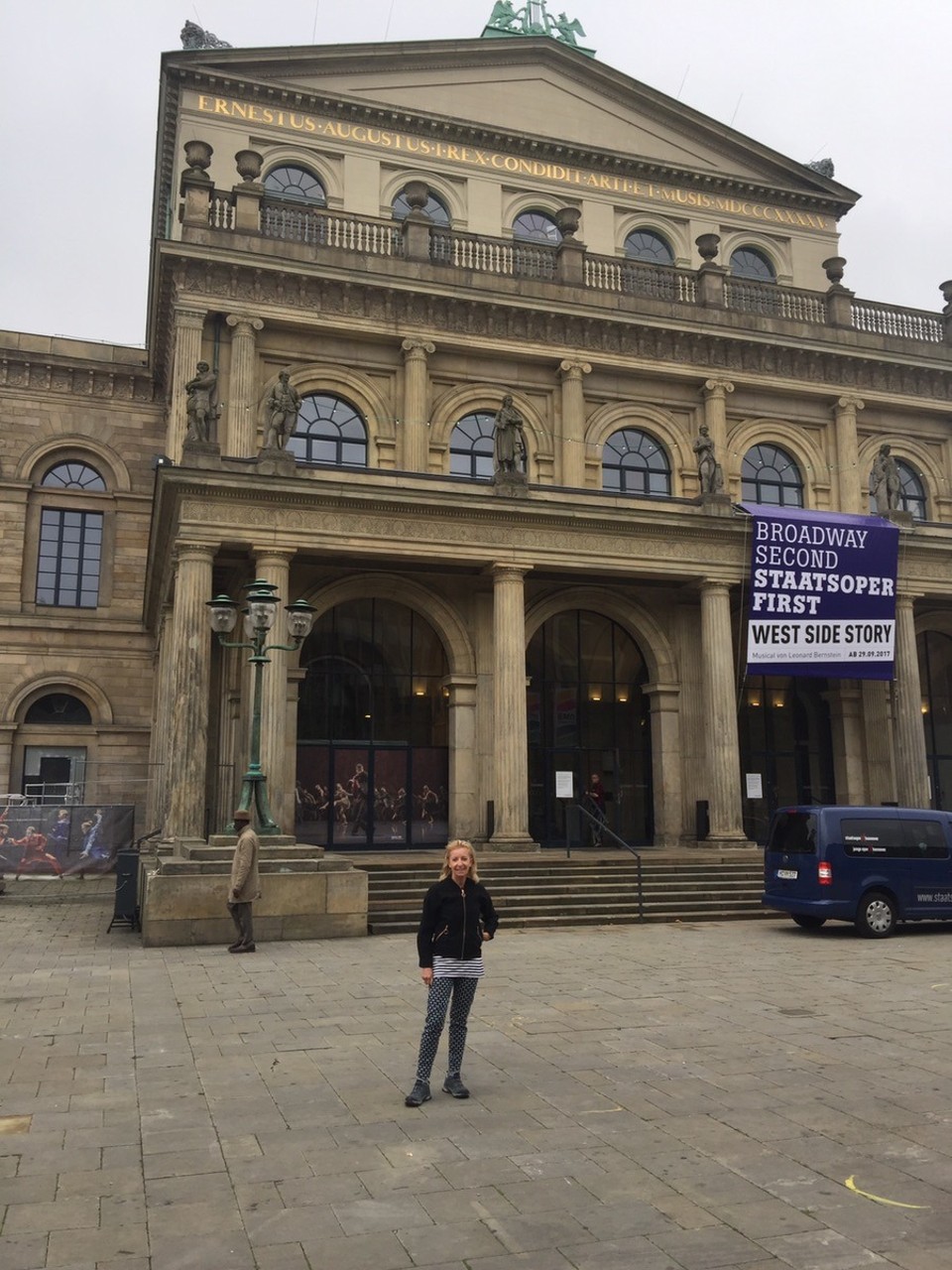  - Germany, Hannover - The Opera House. Built 1844-1852. Signature building of the famous architect Georg Ludwig Laves, the city's Royal Master of Works from 1814 to 1864. 