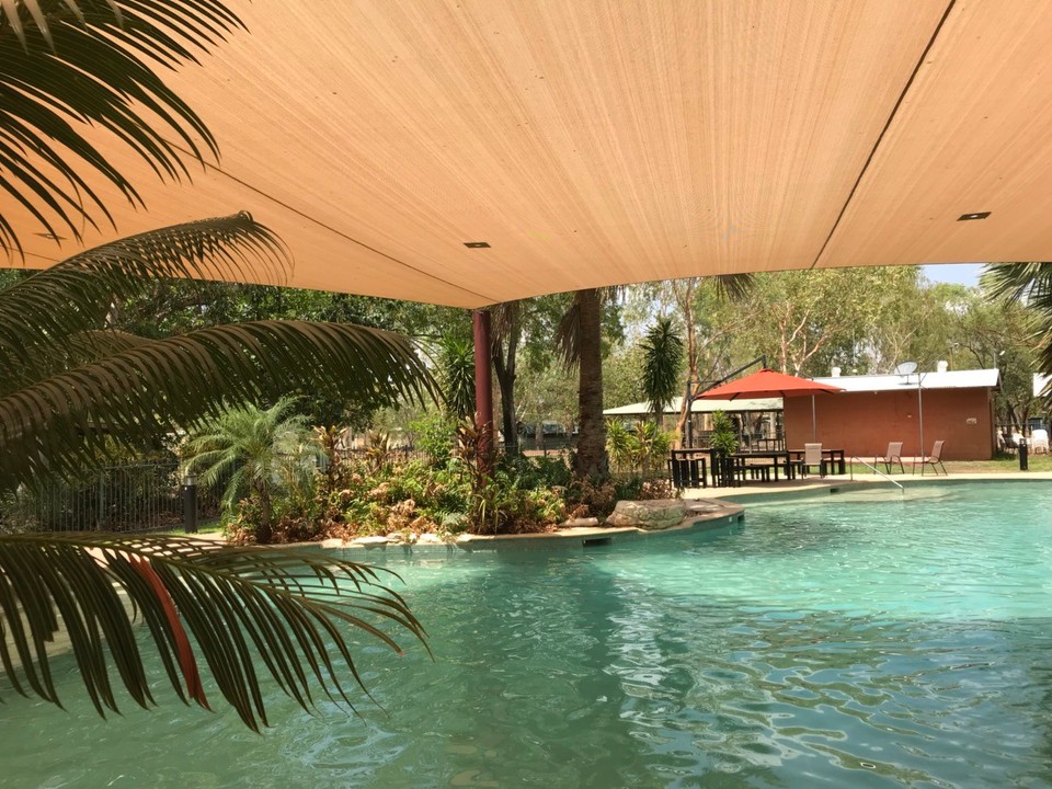Australien - Nitmiluk - Pool am Campingplatz 