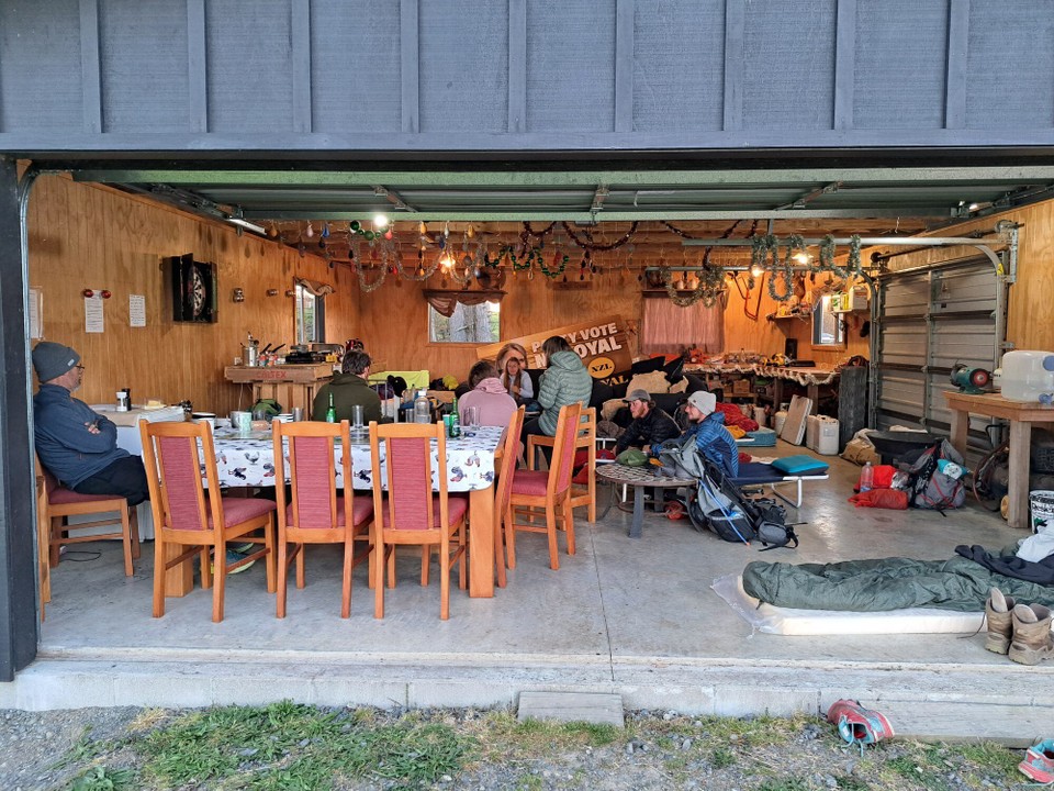 Neuseeland - Puketotara - Beim Trail-Angel gab es gutes und viel essen 