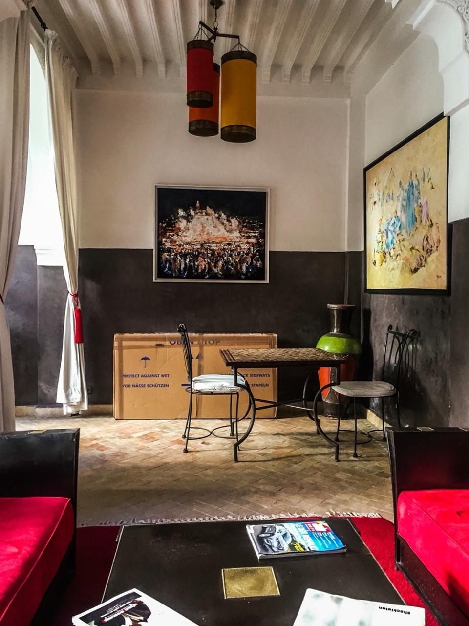 Marokko - Marrakesh - Noch in der hintersten Ecke gelagert, aber schon sehr bald wieder zweirädrig.