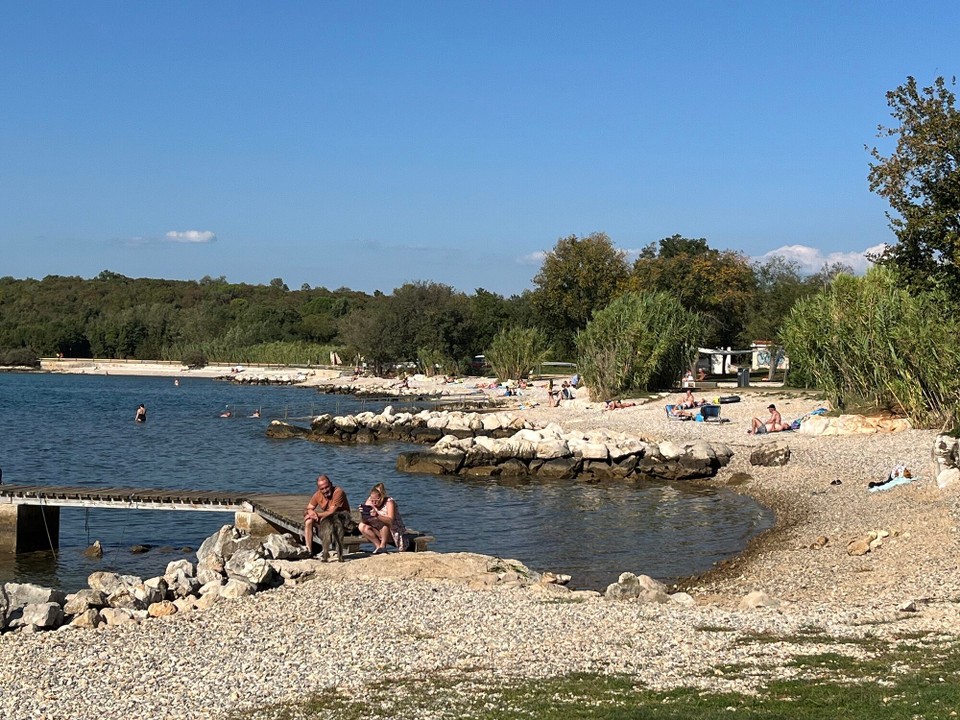 Kroatien - Poreč - Badeplatz