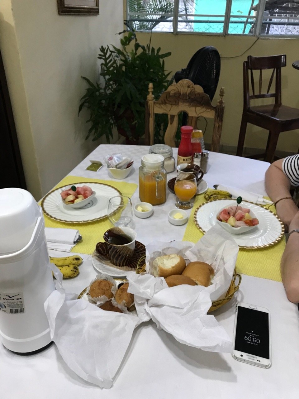 Kuba -  - Erstes und letztes Frühstück in Cienfuegos