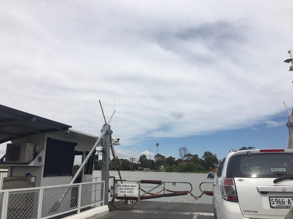 Australien - North Haven - Wir sind kostenlos Fähre gefahren... die hat als normale Straße gezählt.
