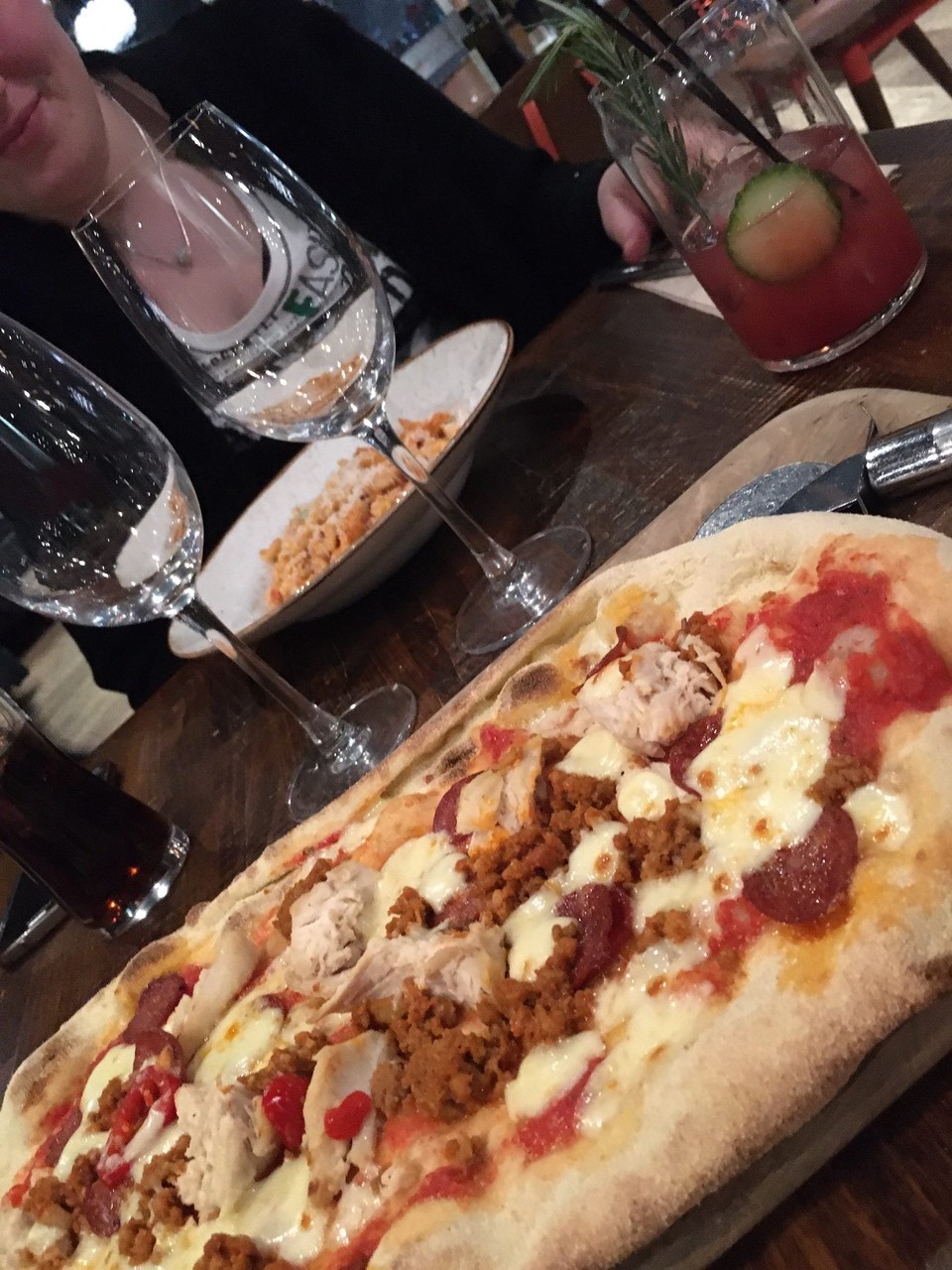Vereinigtes Königreich - London - Food at zizzi, Tower Hill 
