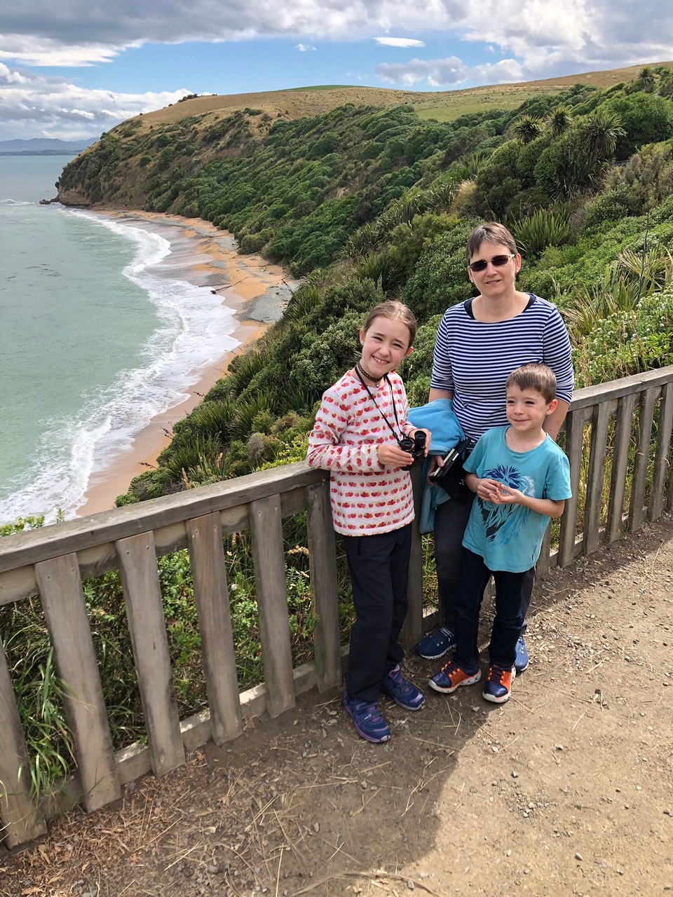 Neuseeland - South Hill - Am Nachmittag gehen wir an die Bushy Beach Road. Am Ende dieser Strasse kann man mit viel Glück Gelbaugenpinguine unten am Strand sehen.
Wir haben allerdings nur einen Seehund gesehen.