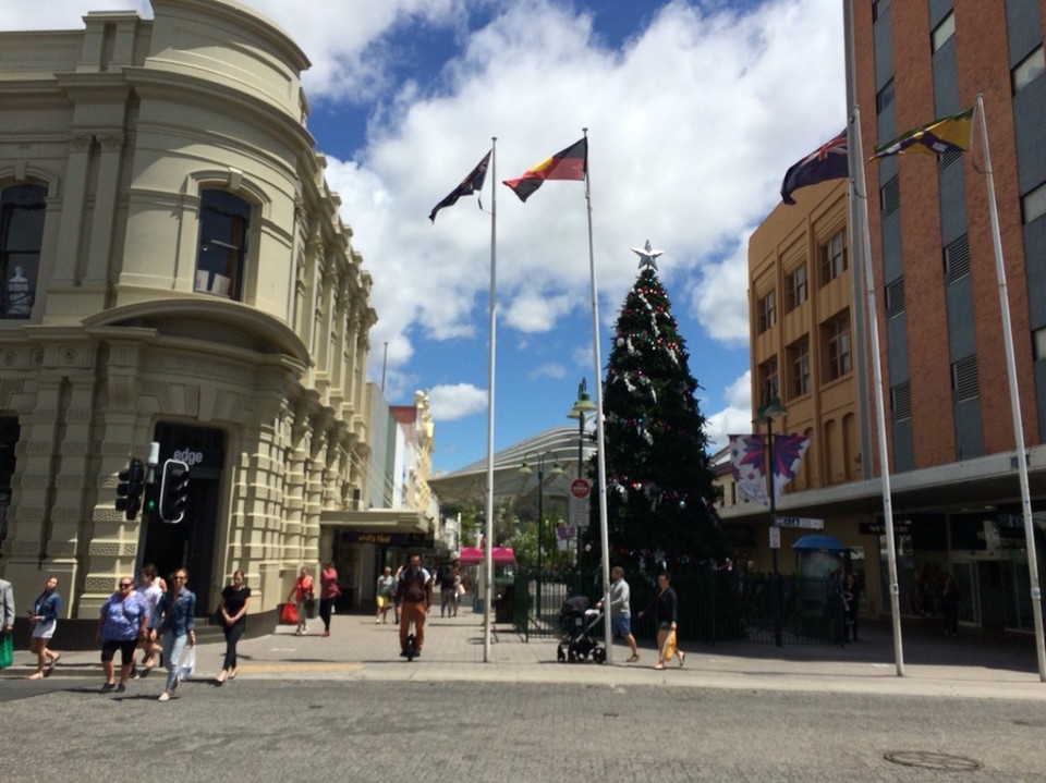 Australien - Mount Field National Park - Zweitgrößte Stadt Launcestin - Weihnachtsbaum und Sommerkleidung