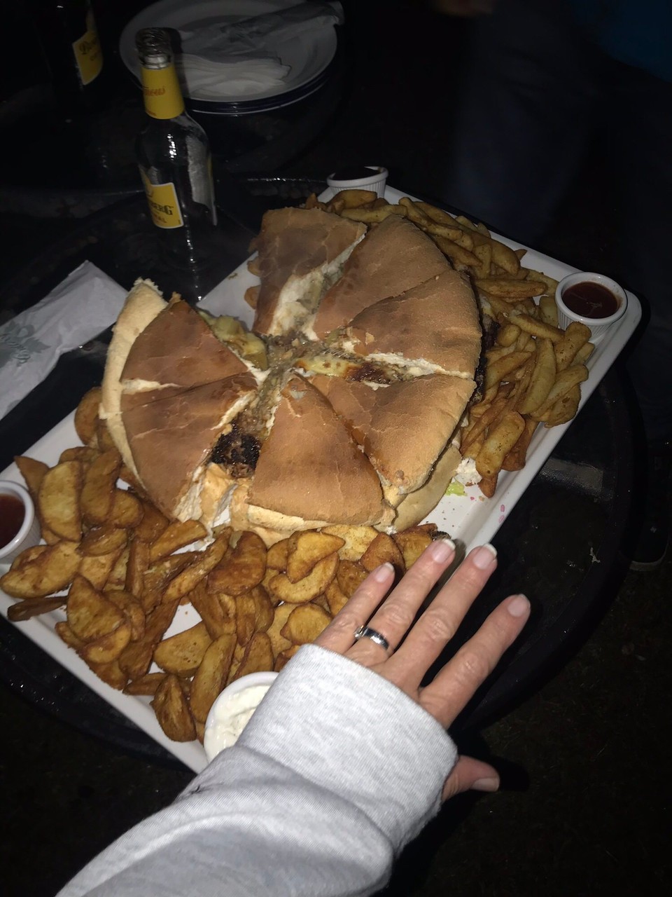 Australia -  - $80 burger that feeds 6 peeps !