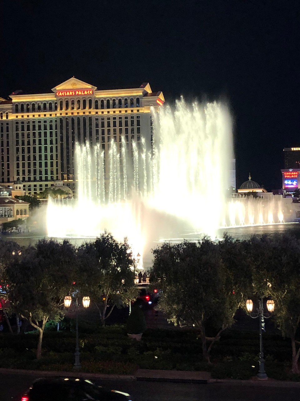 Vereinigte Staaten - Las Vegas - Lichter-Brunnen vor dem Bellagio