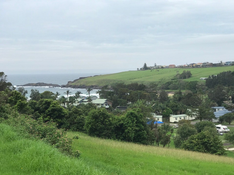 Australia - Kiama - View from top of park after my VERY hilly walk into town and back 