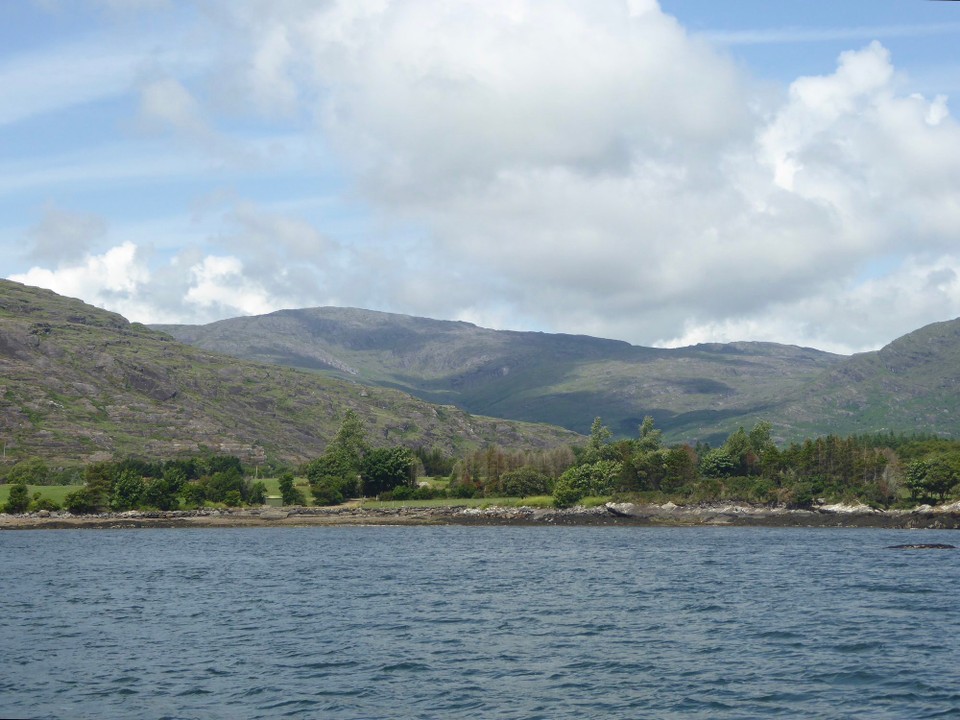 Ireland - Adrigole - We anchored for lunch, but decided as the forecast was for higher winds and rain we would head for Glengarriff.