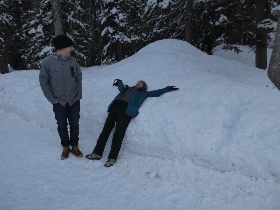 Canada - Banff - Had to try a snow angel