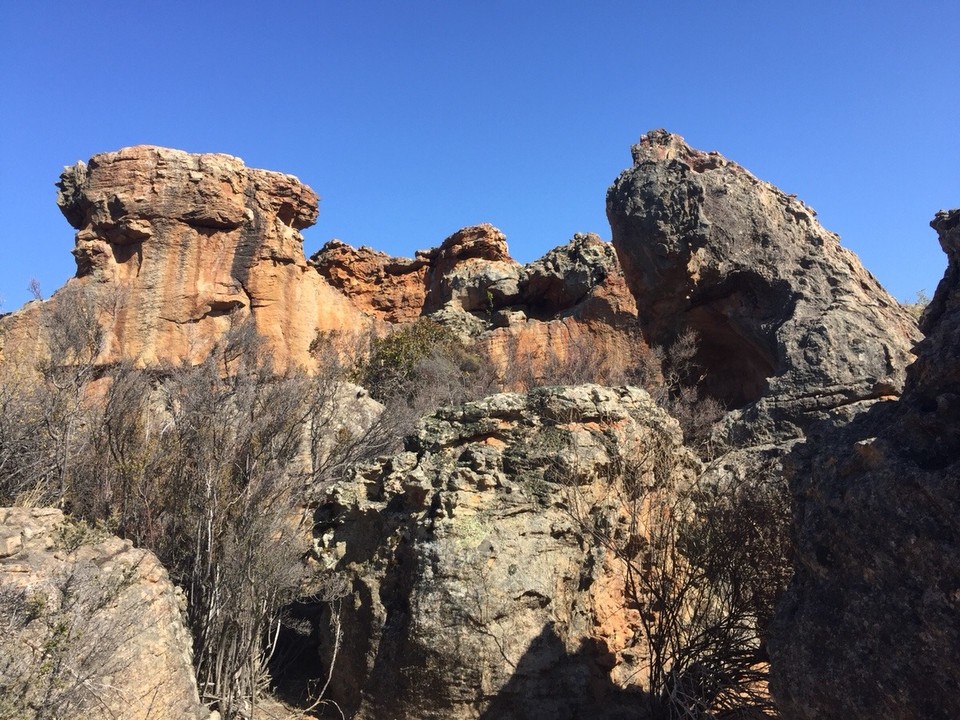 Südafrika - Clanwilliam - Felsenformation auf dem Trail