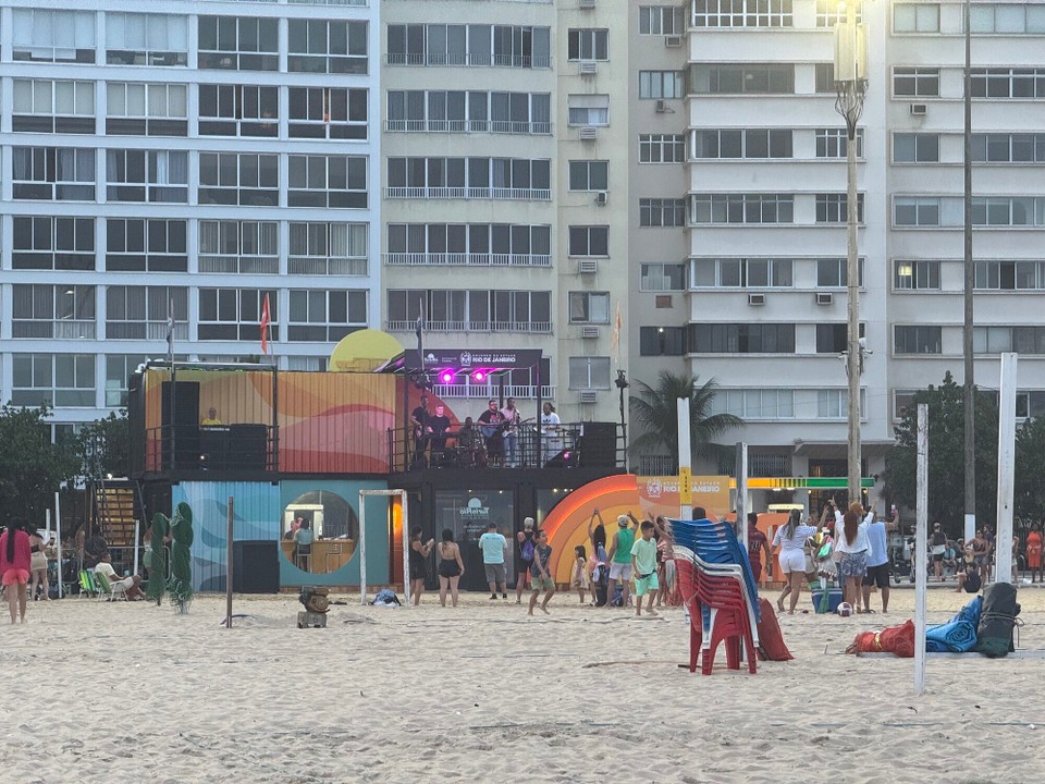 Brasilien - Rio de Janeiro - Auch hier gibts Livemusik.