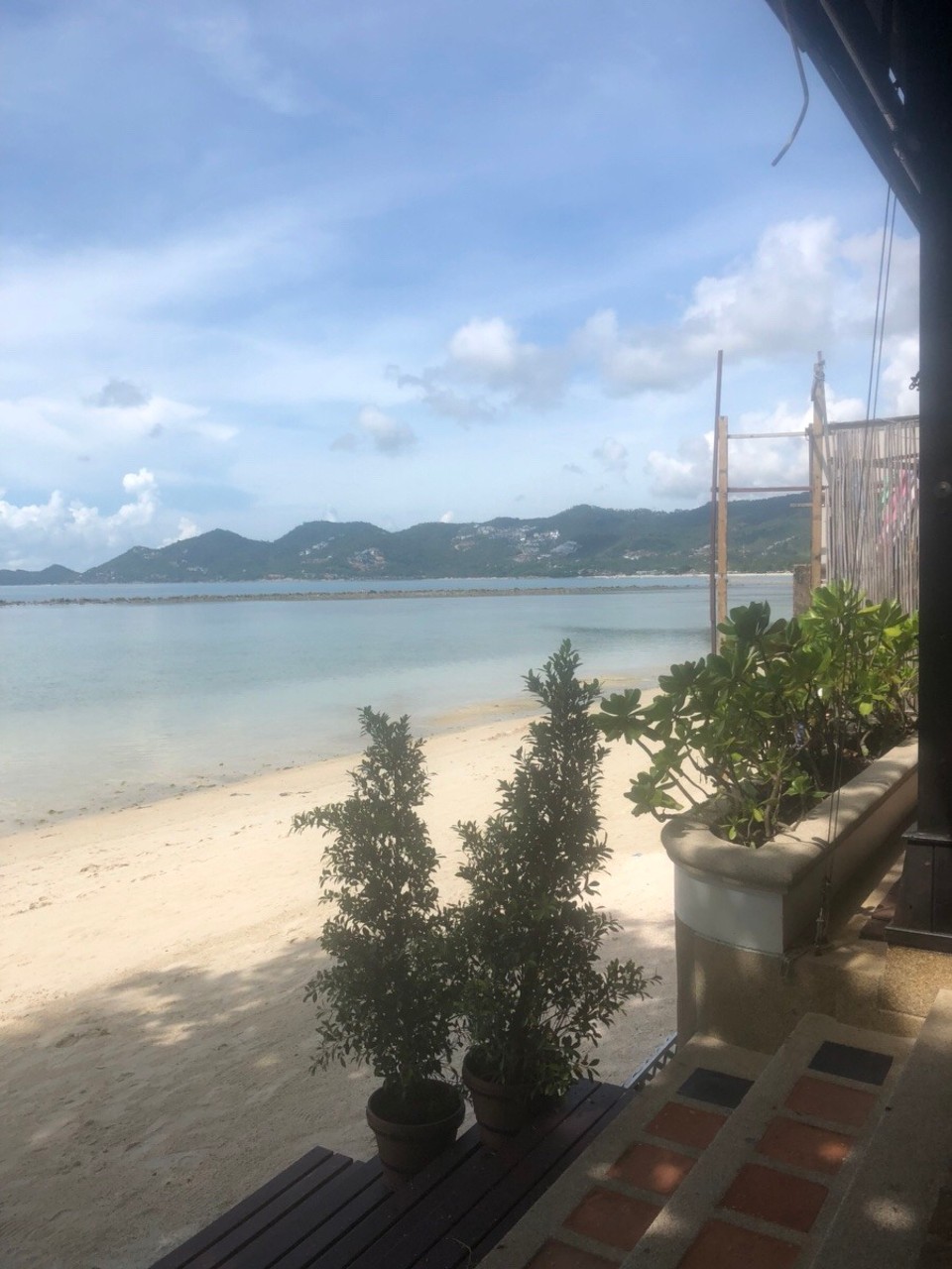 Thailand - Koh Samui - Aussicht zum Frühstück 