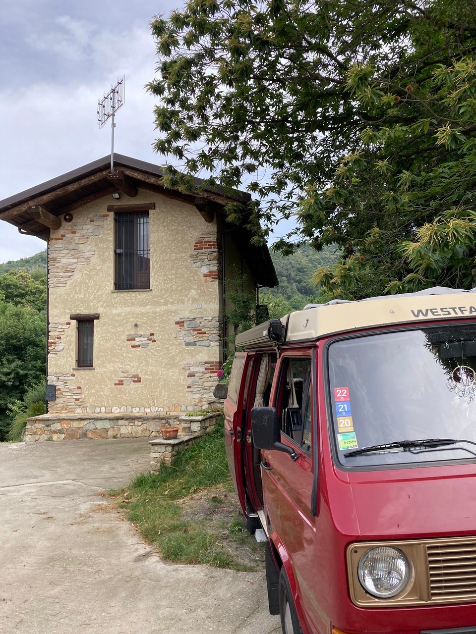 Italien - Peveragno - Am Ferienhaus angekommen