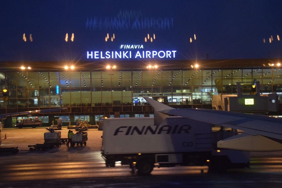 Deutschland - Hamburg - Von Hamburg ging es erst mal mit Zwischenlandung in Helsinki los