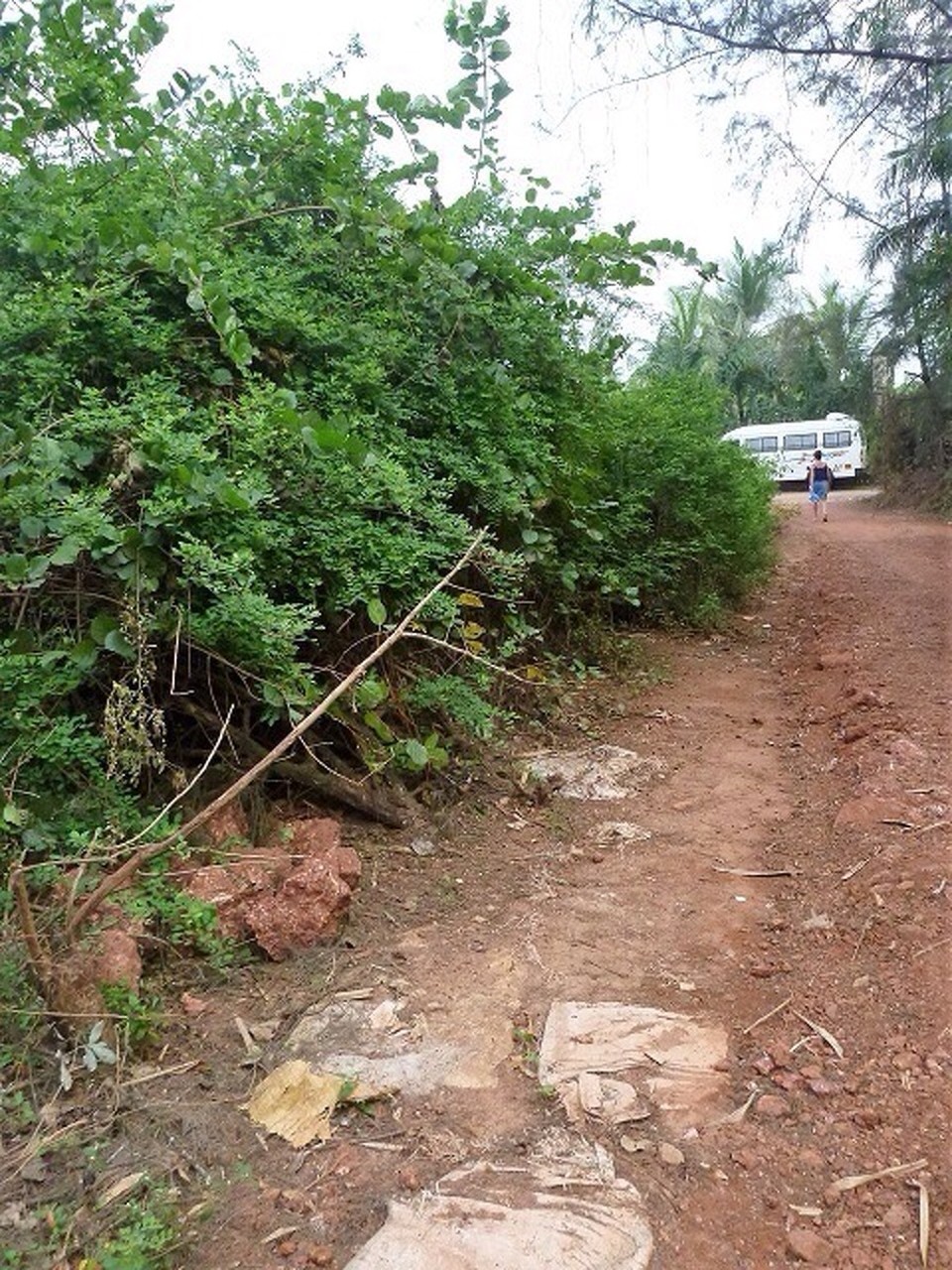 Indien - Marmagao - Unser Fussweg zum "Hotel Resort"