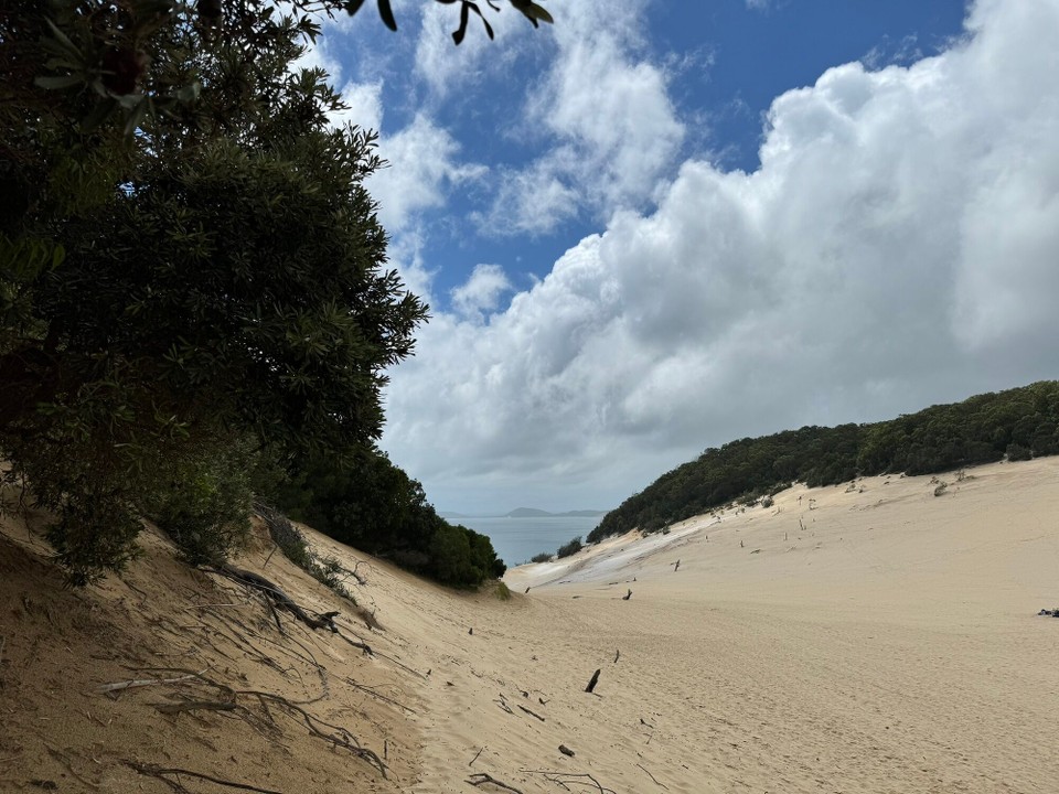 Australien - Tewantin - Eifach so a riesa Sanddüna... schono speziell.