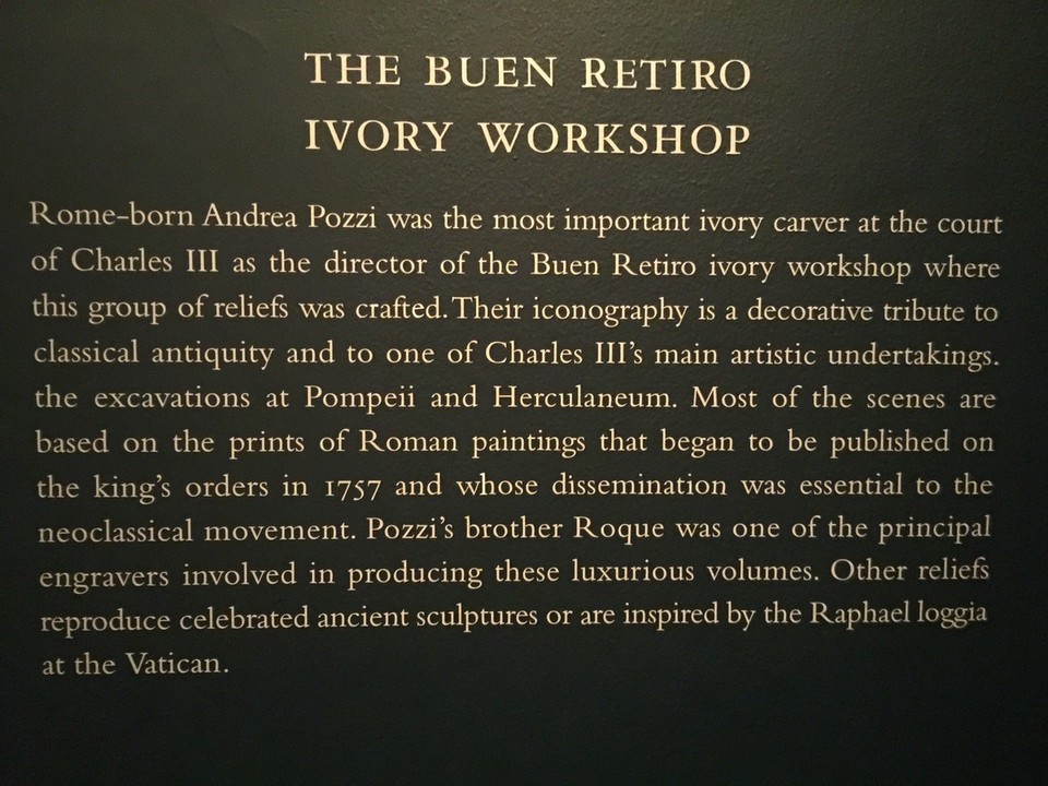 Spain - Madrid - Ivory Workshop. Palacio Real de Madrid. 