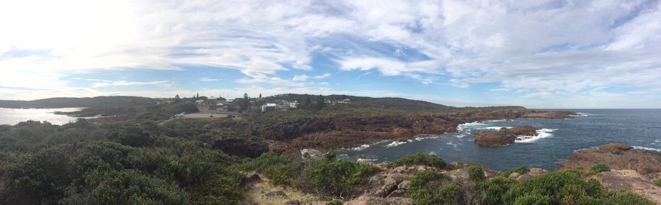 Australien - Anna Bay - View from Anna Bay. 