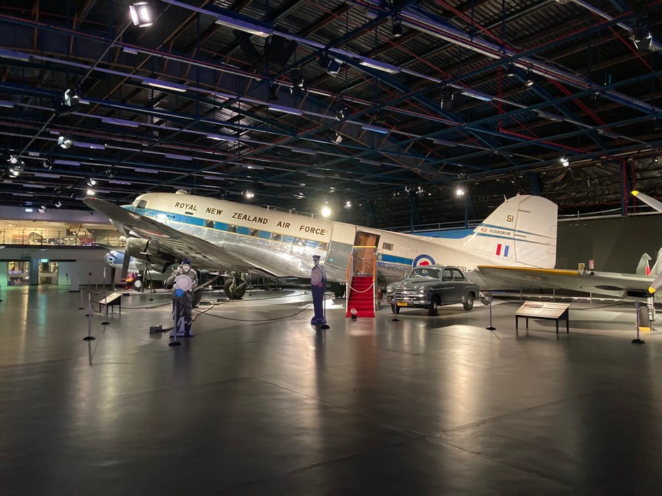 Neuseeland - Christchurch - Flugzeug der Queen bei ihrem ersten Besuch in Neuseeland