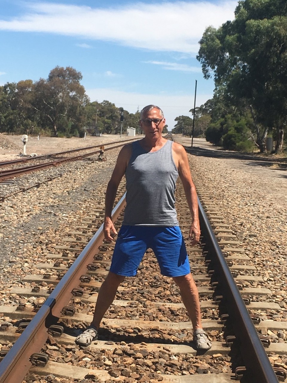 Australien - Lyndoch - Waiting for Indian-Pacific Train