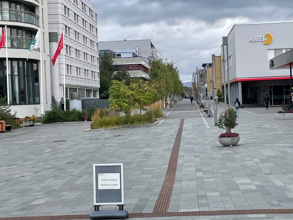 Norwegen - Kvalsund - Fußgängerzone Alta 