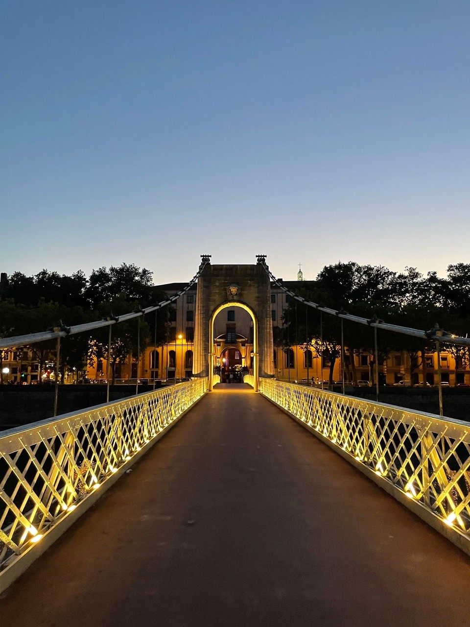 Frankreich - Lyon - Passerelle du Collegue