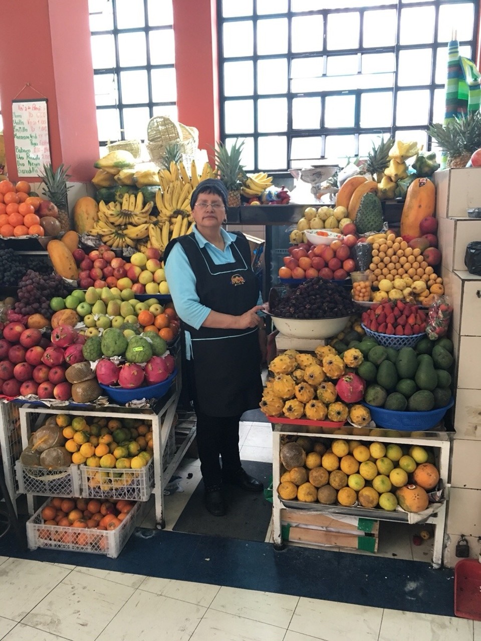 Ecuador - Quito - Die Märkte hier sind genial. Viel frisches Obst ung Gemüse und zudem noch spottbillig.., 