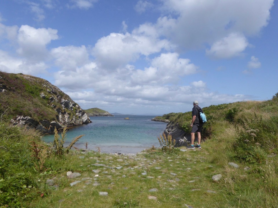 Ireland - Bere Island - One last look at the sandy cove.