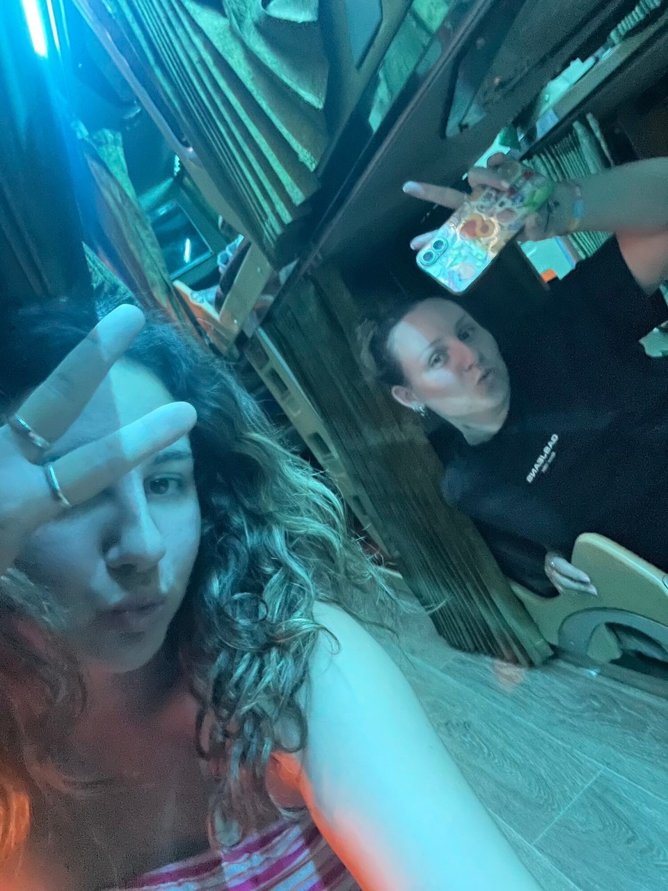 Vietnam - Nha Trang - Met 2 guys from Sweden in our hostel who were getting the same bus as us and also staying in Mad Monkey in Hoi An so we chatted with them. Got into bed and watched some Netflix. Actually managed to get a good amount of sleep on this bus!