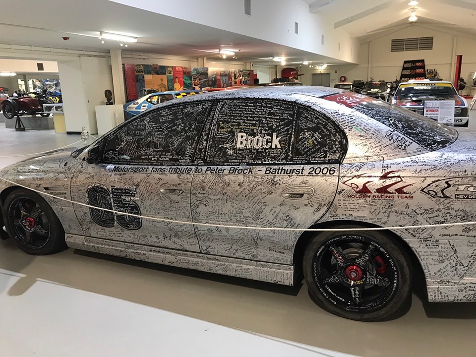 Australia - Bathurst - In the museum was a tribute to Brock