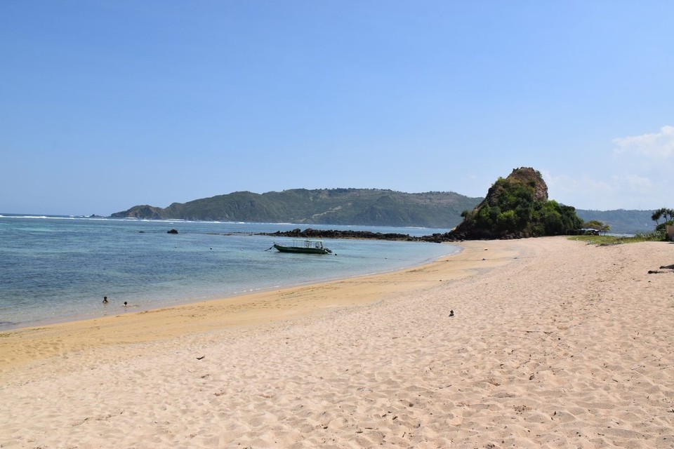 Indonesien - Kabupaten Lombok Tengah - Mandalika Beach.