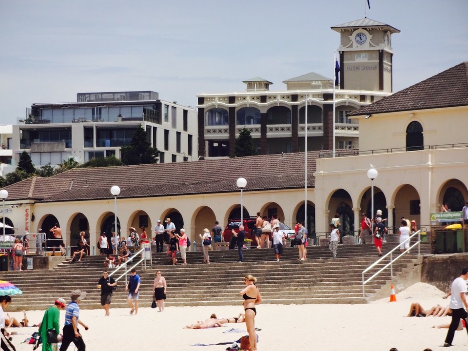 Australien - Sydney - Und dann geht es bei 34 Grad ins Wasser