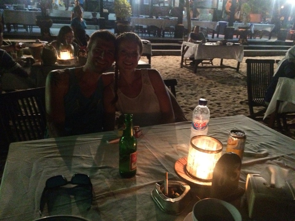 Indonesien - Badung - Candlelight Dinner am Strand.
