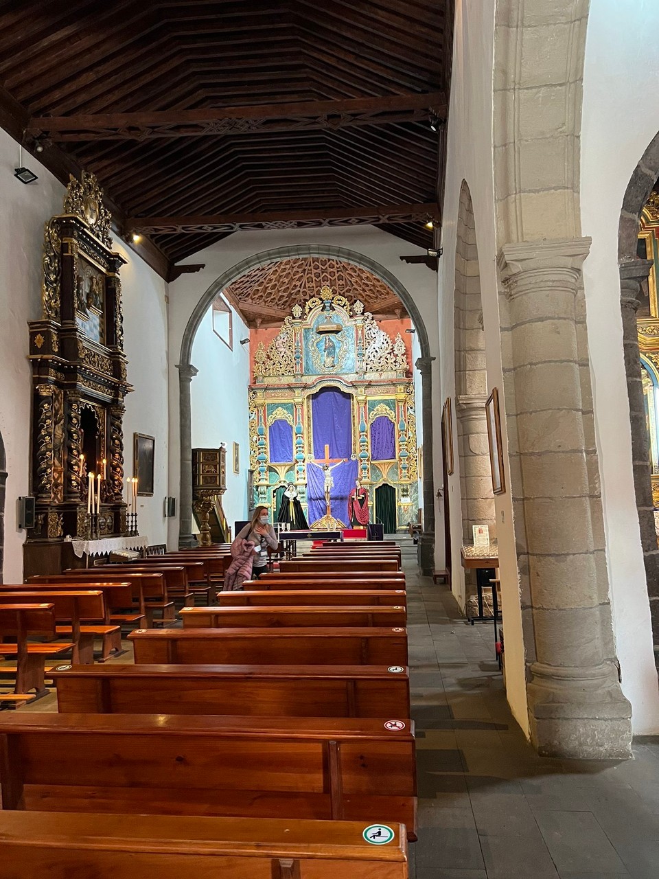 Spanien - Puerto de la Cruz - Auch diese Kirche von innen