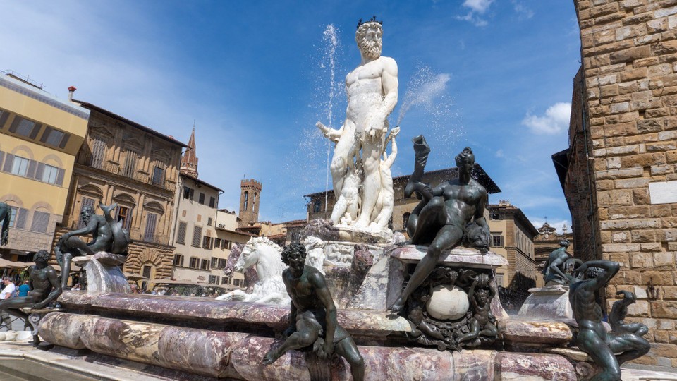 Italien - Florenz - Der Neptunbrunnen