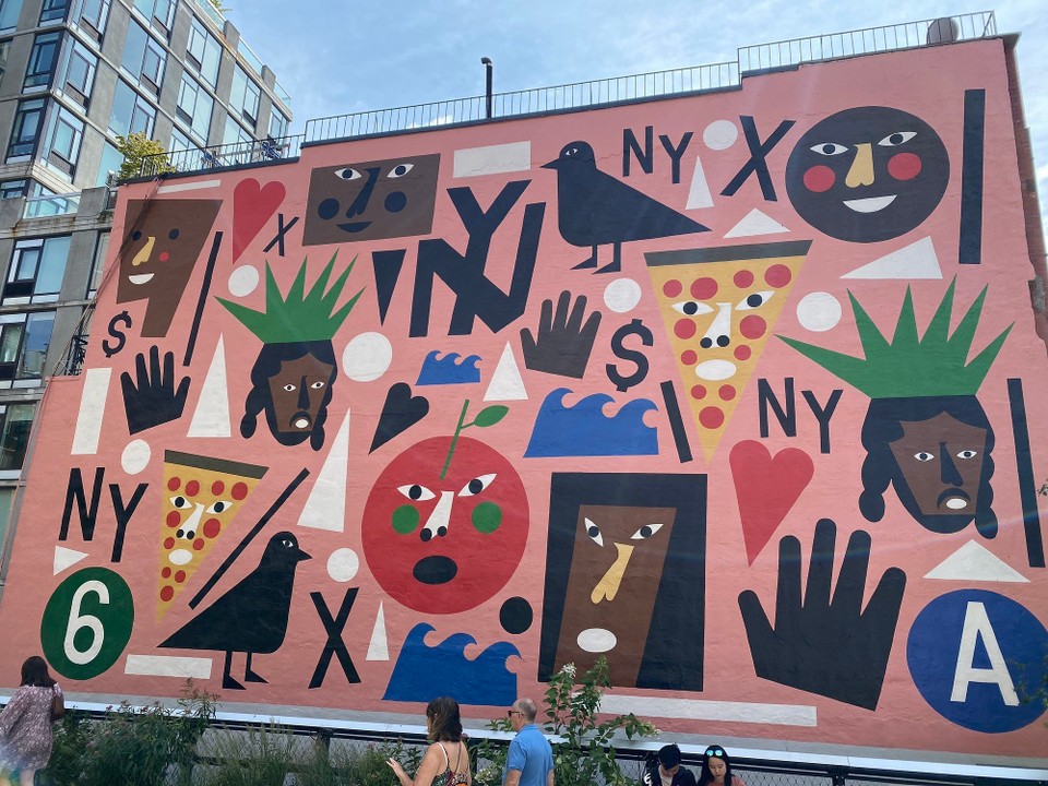Vereinigte Staaten - New York - Kunst auf der Highline