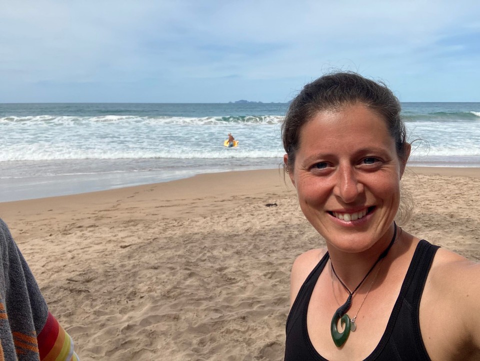 Neuseeland -  - Bodyboarding gehen wir am Nachmittag wieder am Strand vorm Haus 😎🥳