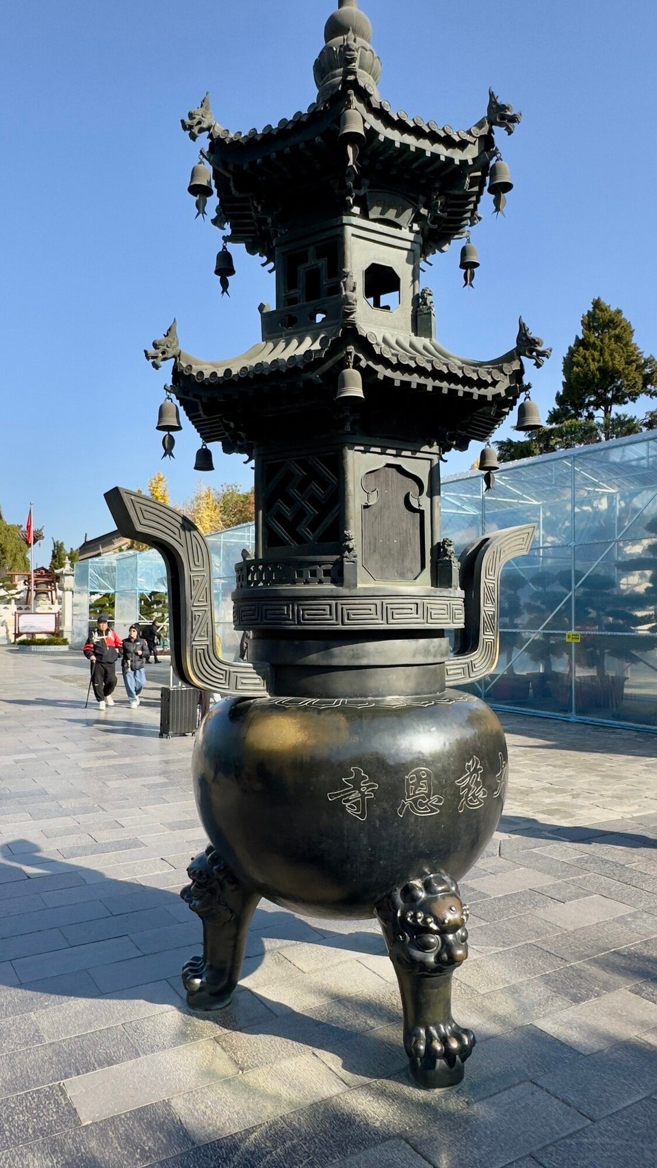 中国 - 西安市 - Tempelvorplatz